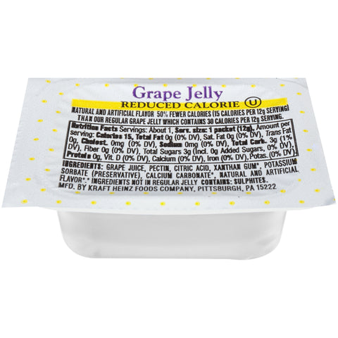 Portion Pac JELLY ASSORTED REDUCED CALORIE SINGLE SERVE CUP 0090720/78000443