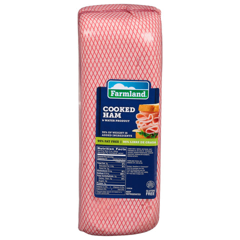 Farmland Market Place Deli Cooked Ham and Water, 4 x 4 inch -- 5 per case.