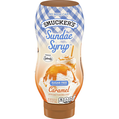 Topping Caramel Sauce Liquid Sugar-free Shelf Stable Tff