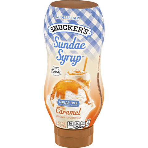 Topping Caramel Sauce Liquid Sugar-free Shelf Stable Tff
