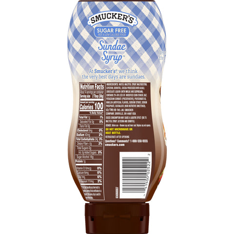 Smucker's® TOPPING CHOCOLATE LIQUID SUGAR-FREE TFF