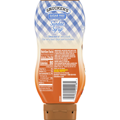 Topping Caramel Sauce Liquid Sugar-free Shelf Stable Tff