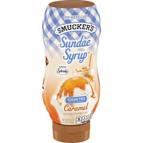 Topping Caramel Sauce Liquid Sugar-free Shelf Stable Tff