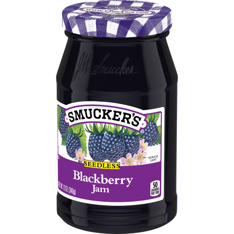Smucker's® JAM BLACKBERRY SEEDLESS GLASS JAR