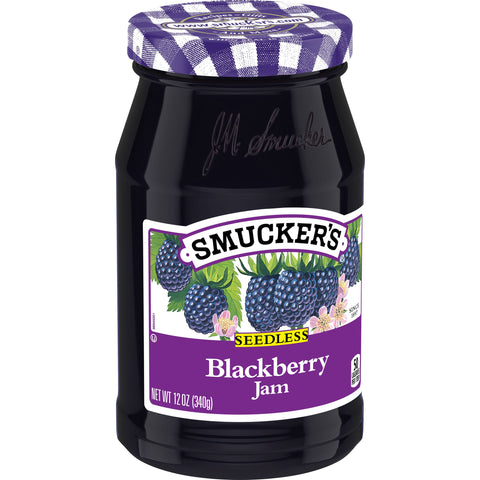 Smucker's® JAM BLACKBERRY SEEDLESS GLASS JAR