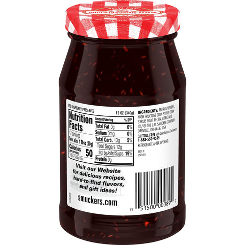 Smucker SMUCKER RASPBERRY PRES