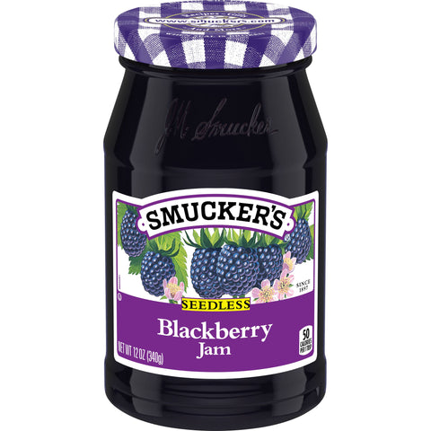 Smucker's® JAM BLACKBERRY SEEDLESS GLASS JAR