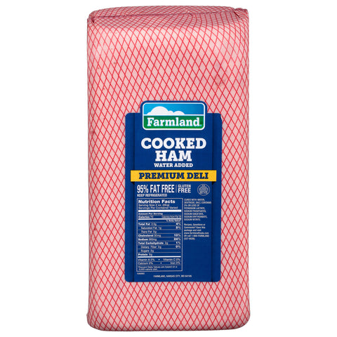 Farmland Water Added Premium Deli Cooked Ham, 4 x 6 inch -- 2 per case.