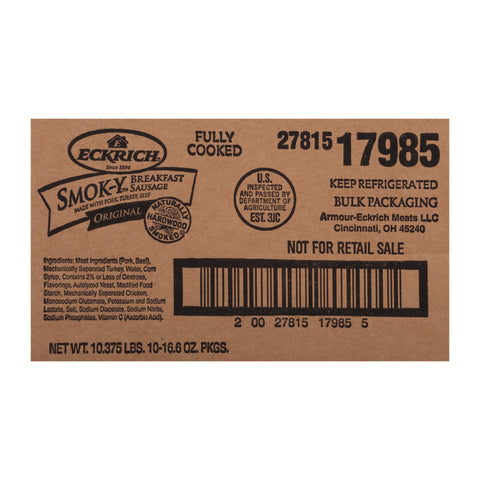 Eckrich SAUSAGE LINK SKINLESS SMOKED