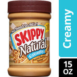 Skippy Creamy Peanut Butter, 15 Ounce -- 12 per case