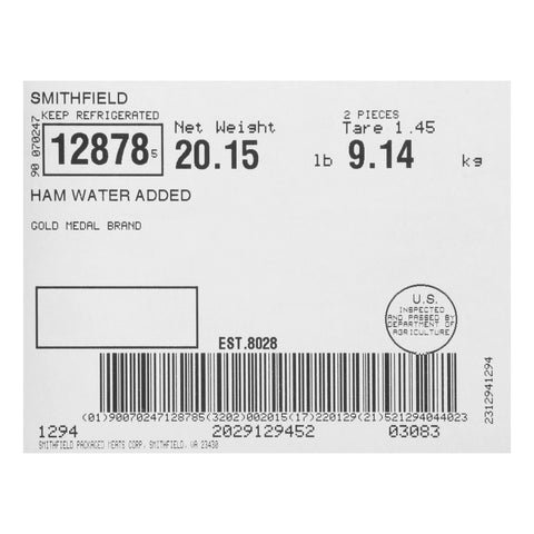 Gold Medal (SF) HAM SMOKED WA ENDLESS 97% FAT FREE