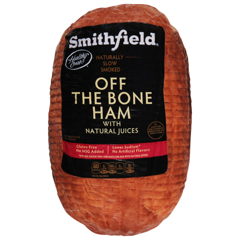 Healthy Ones Off the Bone Ham with Natural Juice, 7.25 Pound -- 2 per case.