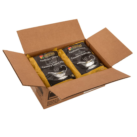 Custom Culinary Country Low Sodium Gluten Free Added Gravy Mix, 20 Ounce -- 6 per case.