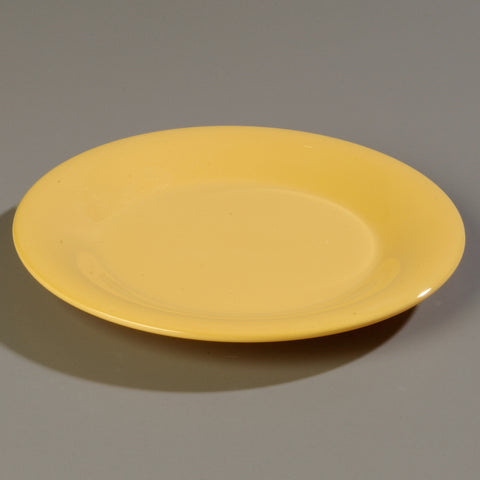 Carlisle PLATE DINNER WIDE RIM DURUS® MELAMINE HONEY YELLOW 9