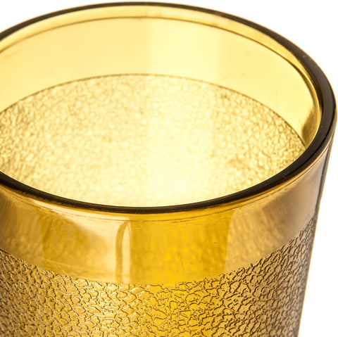 Tumbler Stackable™ Pebbled San Plastic Amber 9.5 Oz