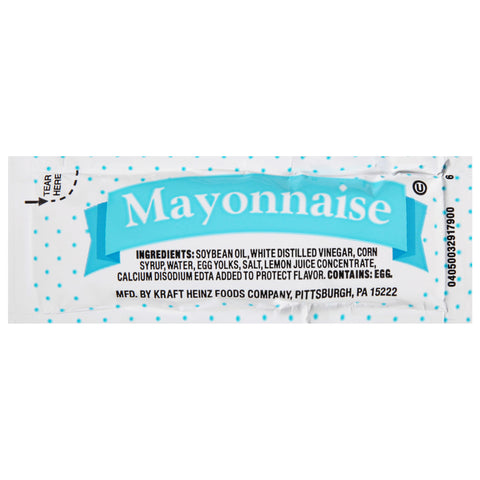 Portion Pac MAYONNAISE SINGLE SERVE PACKET 0021820/78000385