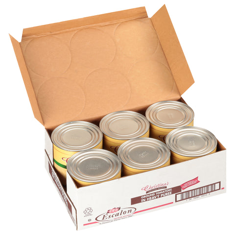 Christinas Certified Organic Ground Tomatoes in Extra Heavy Puree, 105 Ounce -- 6 per case.