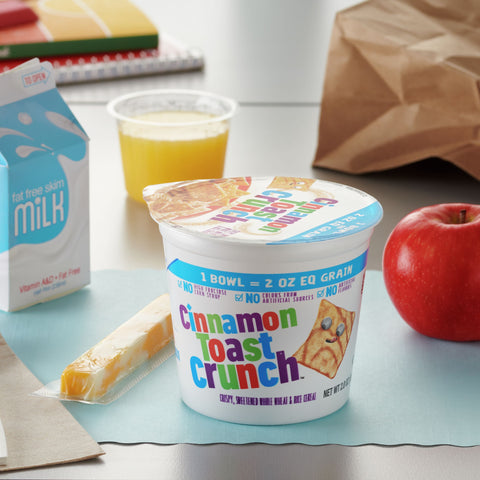 General Mills CEREAL CINNAMON TOAST CRUNCH® 25% LESS SUGAR SINGLE SERVE