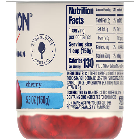 Yogurt Cherry Low Fat Fob