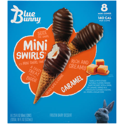 Blue Bunny ICE CREAM CONE CARAMEL MINI 966407