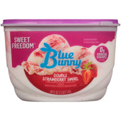 Blue Bunny ICE CREAM DOUBLE STRAWBERRY NSA FZ