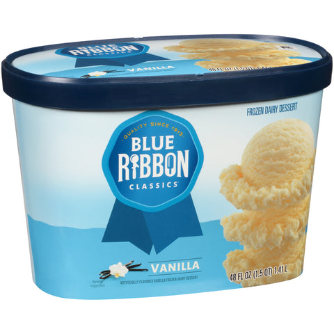 Blue Ribbon Classics® ICE CREAM VANILLA REDUCED FAT