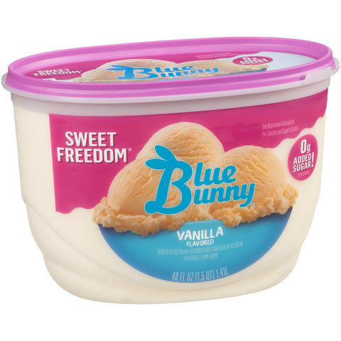 Blue Bunny ICE CREAM VANILLA NSA FF