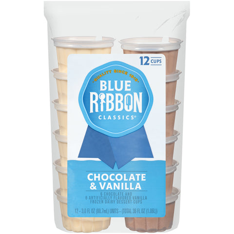 Blue Ribbon Classics® ICE CREAM CUP VANILLA & CHOCOLATE