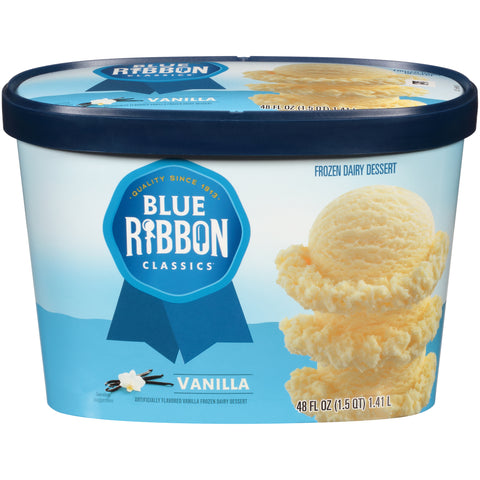 Blue Ribbon Classics® ICE CREAM VANILLA REDUCED FAT