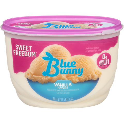 Blue Bunny ICE CREAM VANILLA NSA FF