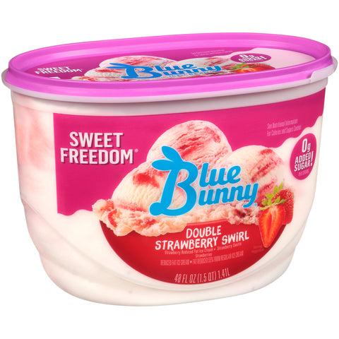 Blue Bunny ICE CREAM DOUBLE STRAWBERRY NSA FZ