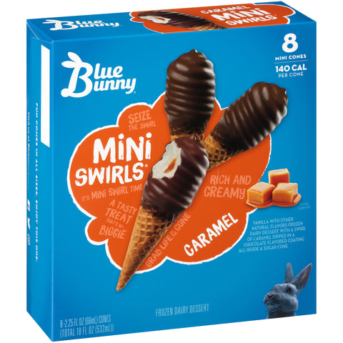 Blue Bunny ICE CREAM CONE CARAMEL MINI 966407
