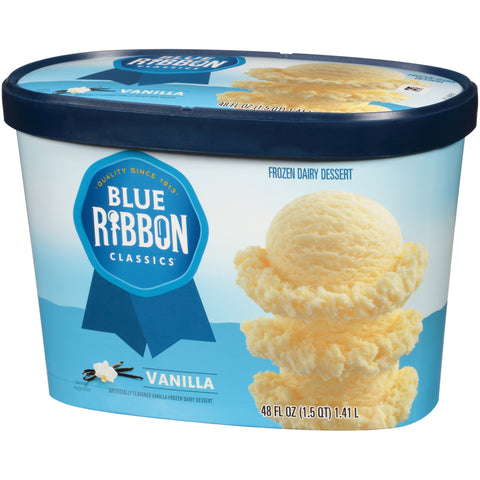 Blue Ribbon Classics® ICE CREAM VANILLA REDUCED FAT