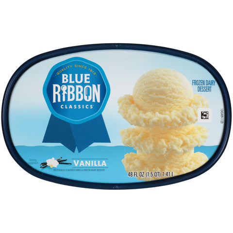 Blue Ribbon Classics® ICE CREAM VANILLA REDUCED FAT