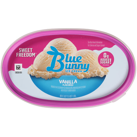 Blue Bunny ICE CREAM VANILLA NSA FF