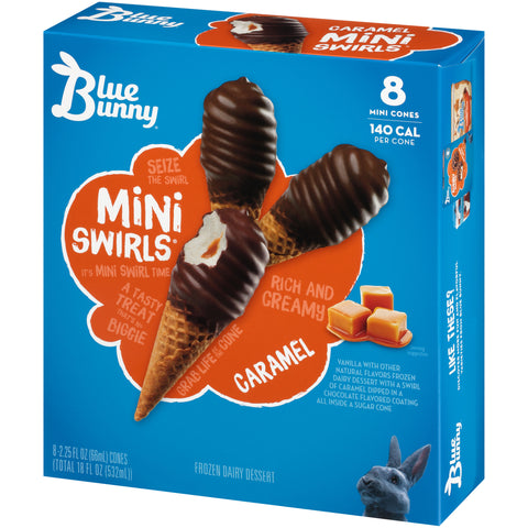 Blue Bunny ICE CREAM CONE CARAMEL MINI 966407