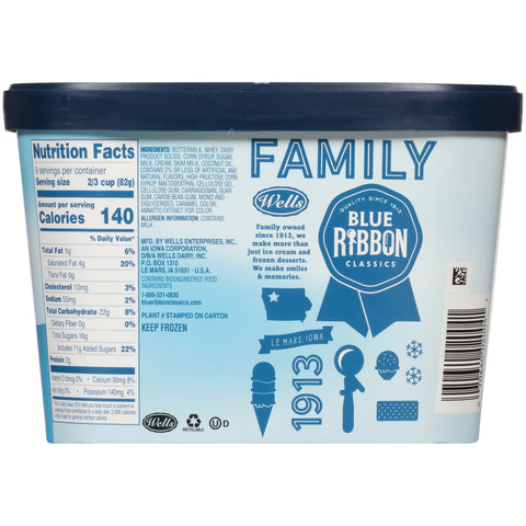 Blue Ribbon Classics® ICE CREAM VANILLA REDUCED FAT