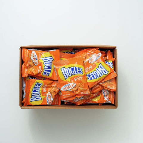 Bugles Nacho Cheese, 0.875 Ounce -- 60 per case.