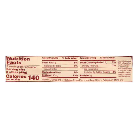 La Brea Bakery® BREAD MULTIGRAIN SLICED GLUTEN FREE