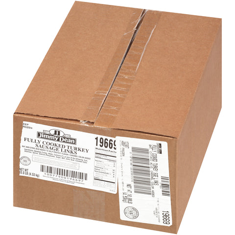 Sausage Turkey Link Cooked Reduced Fat .67 Oz