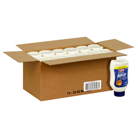 Kraft Real Spoonable Mayonnaise, 22 Ounce -- 12 per case.