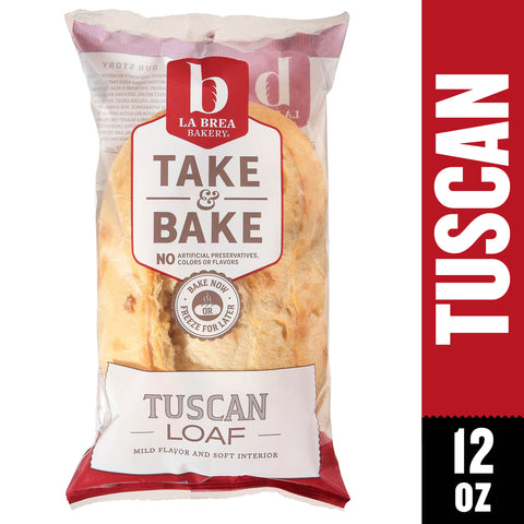 La Brea Bakery® BREAD TUSCAN LOAF TAKE & BAKE RETAIL