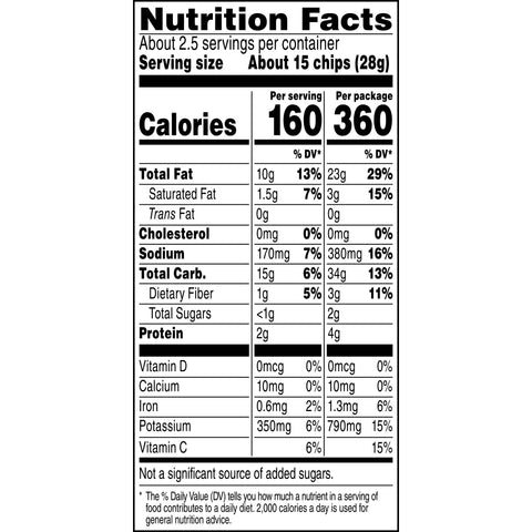 Lays Classic Potato Chips, 2.25 Ounce -- 24 per case