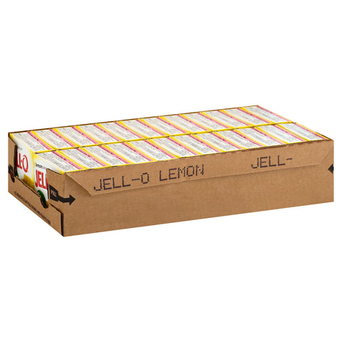 Jello Lemon Gelatin, 3 Ounce -- 24 Case