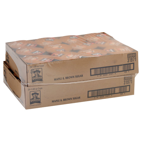Quaker® CEREAL OATMEAL EXPRESS MAPLE BROWN SUGAR