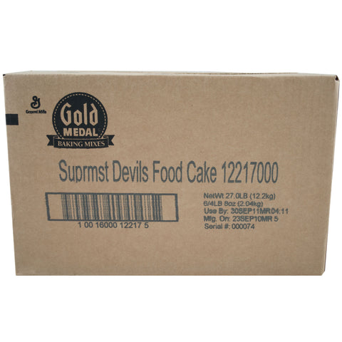 Gold Medal SuperMoist Devil's Food Cake Mix, 4.5 pound -- 6 per case