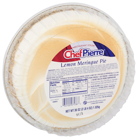 Pie Lemon Meringue W/ Domes 10