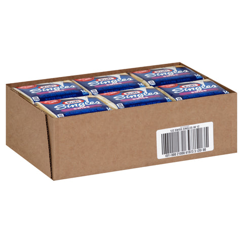 Kraft Single Swiss Cheese, 12 Ounce -- 12 per case.