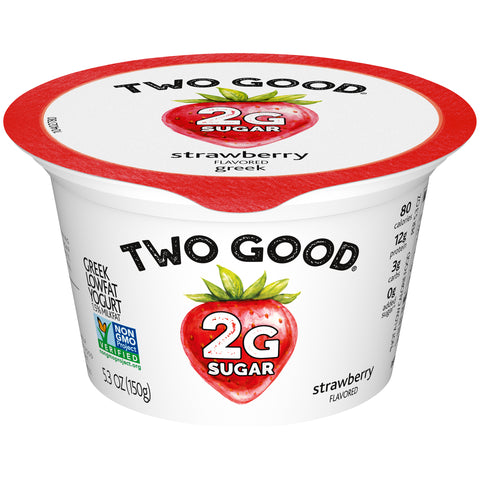 Two Good Strawberry Greek Yogurt, 5.3 Ounce -- 12 per case