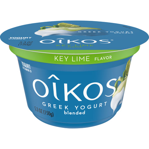 Oikos Key Lime Traditional Greek Yogurt, 5.3 Ounce -- 12 per case.